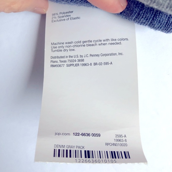 NEW MIXIT KNEE HIGH SOCKS 2 PAIRS Blue Gray Shoe Size 4-10 Women’s - Picture 6 of 14